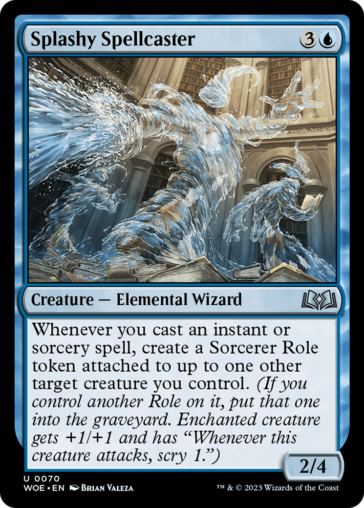 Splashy Spellcaster [Wilds of Eldraine] | Gear Gaming Fayetteville