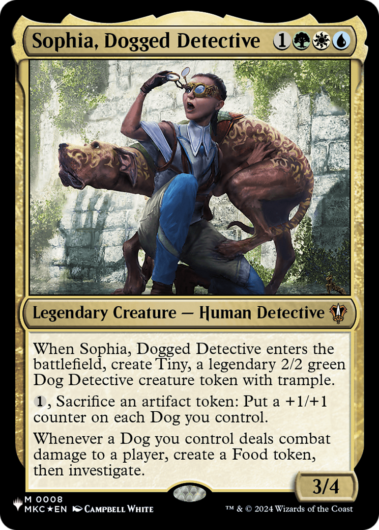Sophia, Dogged Detective (MKC) [The List] | Gear Gaming Fayetteville
