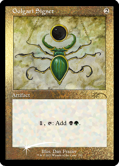 Golgari Signet (Retro) (Foil Etched) [Secret Lair Drop Series] | Gear Gaming Fayetteville