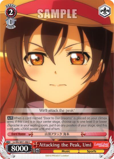 Attacking the Peak, Umi - [Love Live! DX] | Gear Gaming Fayetteville