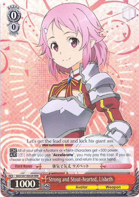 Strong and Stout-hearted, Lisbeth (RRR) - [Sword Art Online Re: Edit] | Gear Gaming Fayetteville