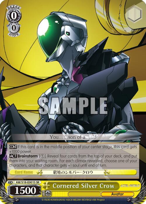 Cornered Silver Crow (SR) - [Accel World] | Gear Gaming Fayetteville