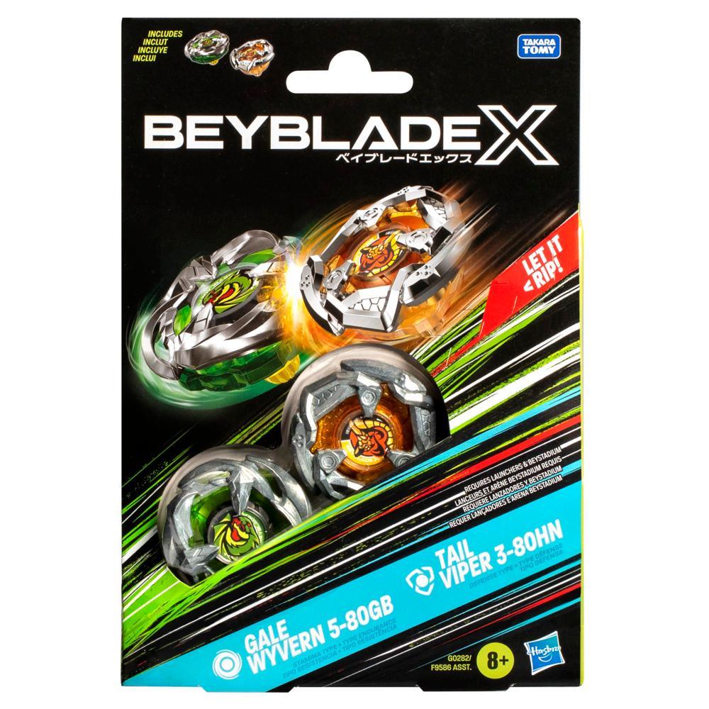 Beyblade X - Dual Pack: Gale Wyvern 5-80GB & Tail Viper 3-80HN | Gear Gaming Fayetteville