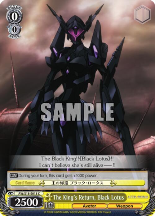 King's Return, Black Lotus - [Accel World] | Gear Gaming Fayetteville