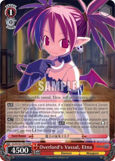 Overlord's Vassal, Etna (RRR) - [Disgaea] | Gear Gaming Fayetteville