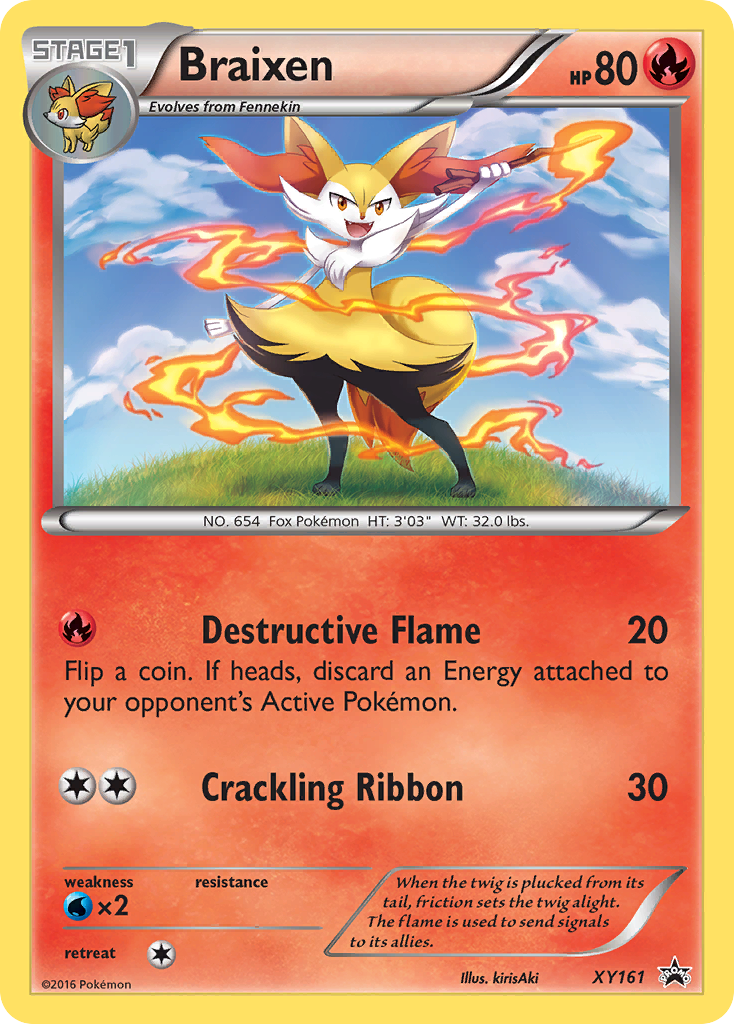 Braixen (XY161) [XY: Black Star Promos] | Gear Gaming Fayetteville