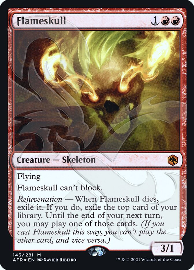 Flameskull (Ampersand Promo) [Dungeons & Dragons: Adventures in the Forgotten Realms Promos] | Gear Gaming Fayetteville