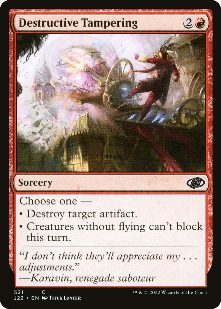 Destructive Tampering [Jumpstart 2022] | Gear Gaming Fayetteville