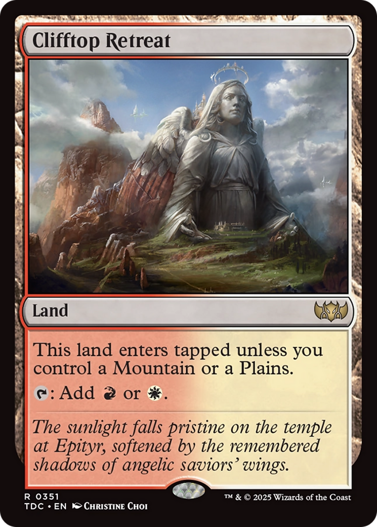 Clifftop Retreat [Tarkir: Dragonstorm Commander] | Gear Gaming Fayetteville