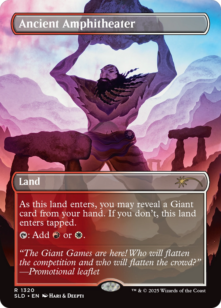 Ancient Amphitheater (Rainbow Foil) [Secret Lair Drop Series] | Gear Gaming Fayetteville