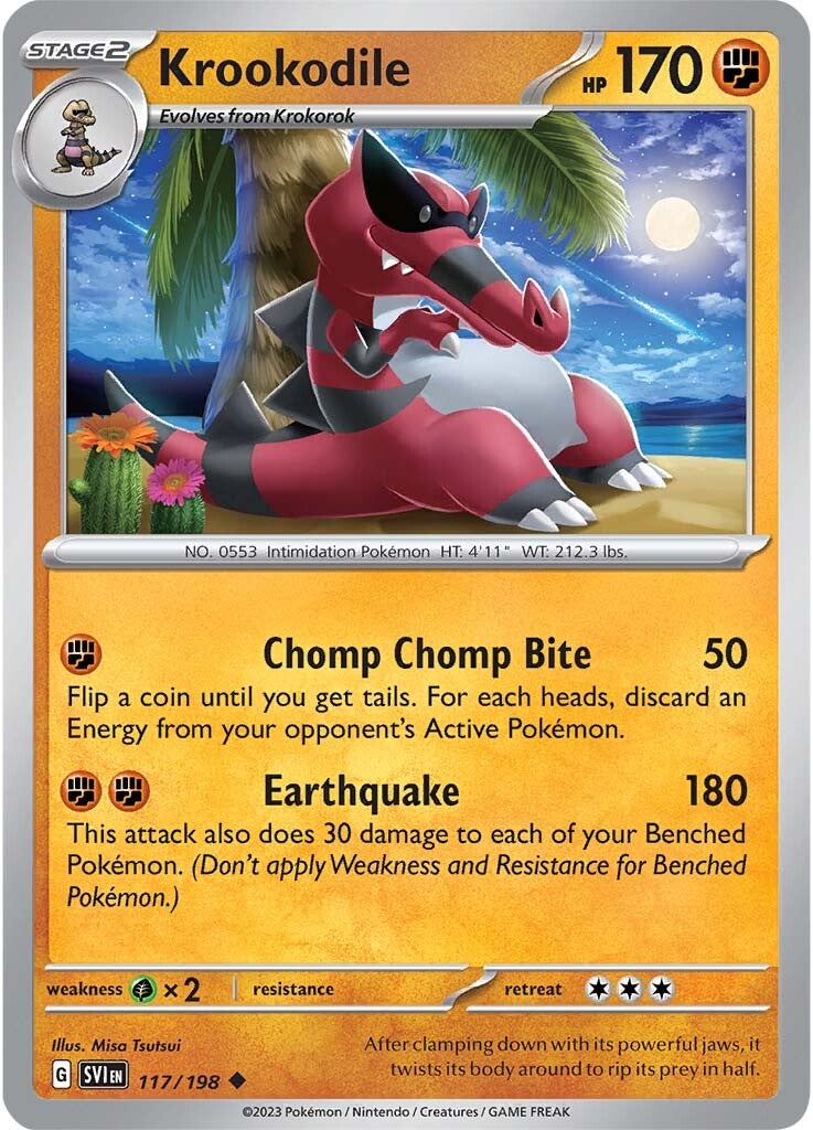 Krookodile (117/198) [Scarlet & Violet: Base Set] | Gear Gaming Fayetteville