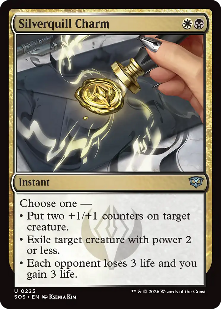 Silverquill Charm [Secrets of Strixhaven] | Gear Gaming Fayetteville