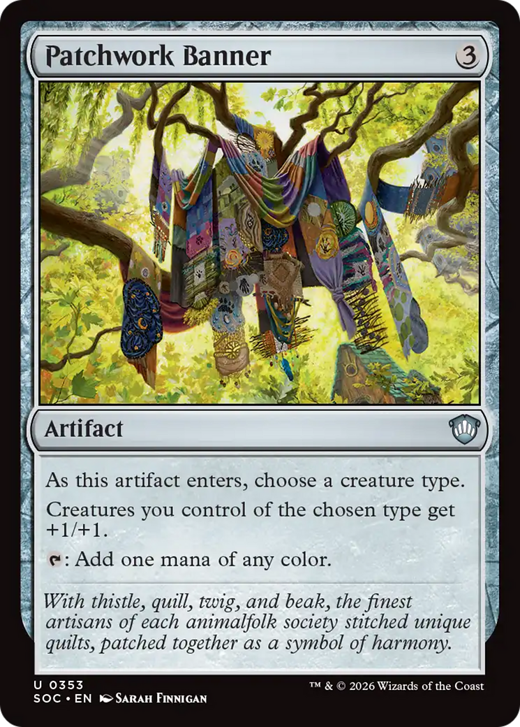 Patchwork Banner [Secrets of Strixhaven Commander] | Gear Gaming Fayetteville