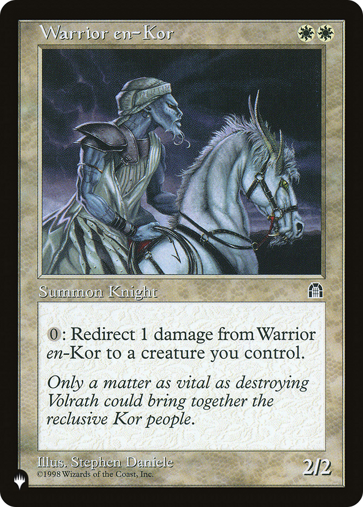 Warrior en-Kor [The List Reprints] | Gear Gaming Fayetteville