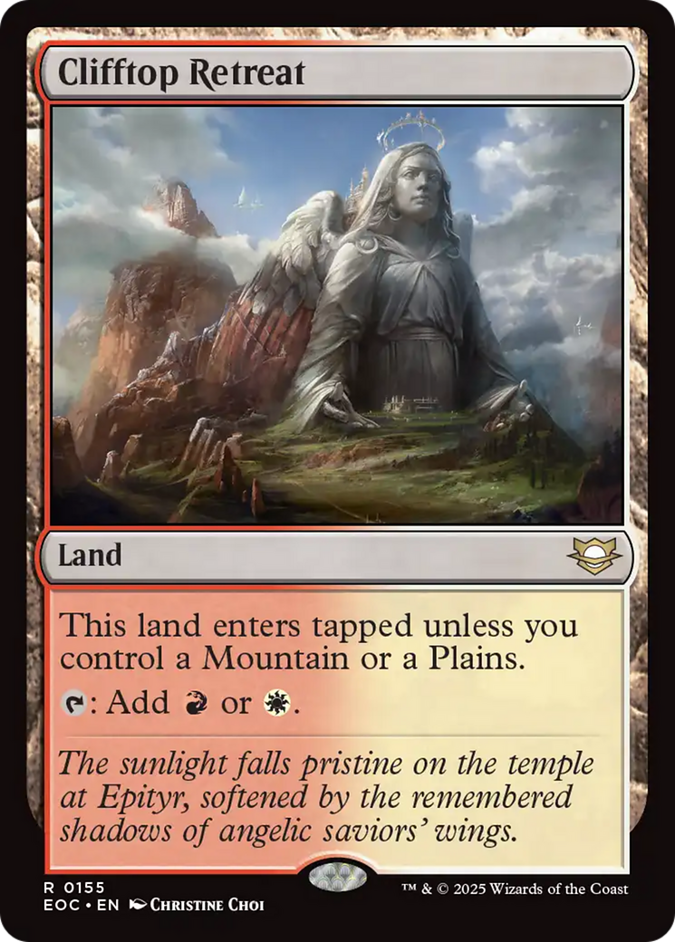 Clifftop Retreat [Edge of Eternities Commander] | Gear Gaming Fayetteville