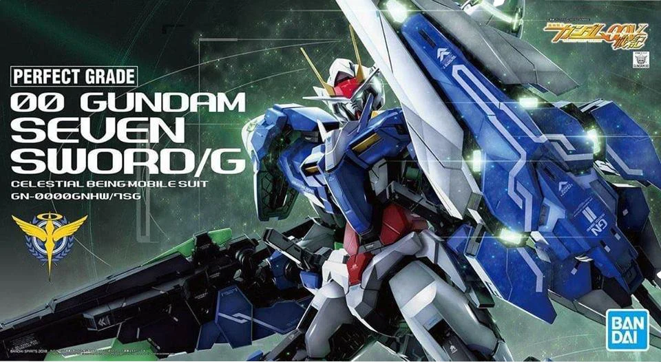 Bandai Namco: Perfect Grade 1/60 Scale 00 Gundam Seven Sword/G Celestial Being Mobile Suit | Gear Gaming Fayetteville