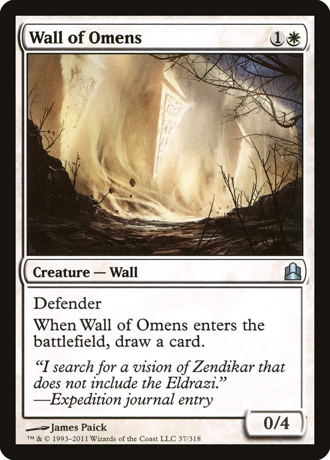 Wall of Omens [Commander 2011] | Gear Gaming Fayetteville