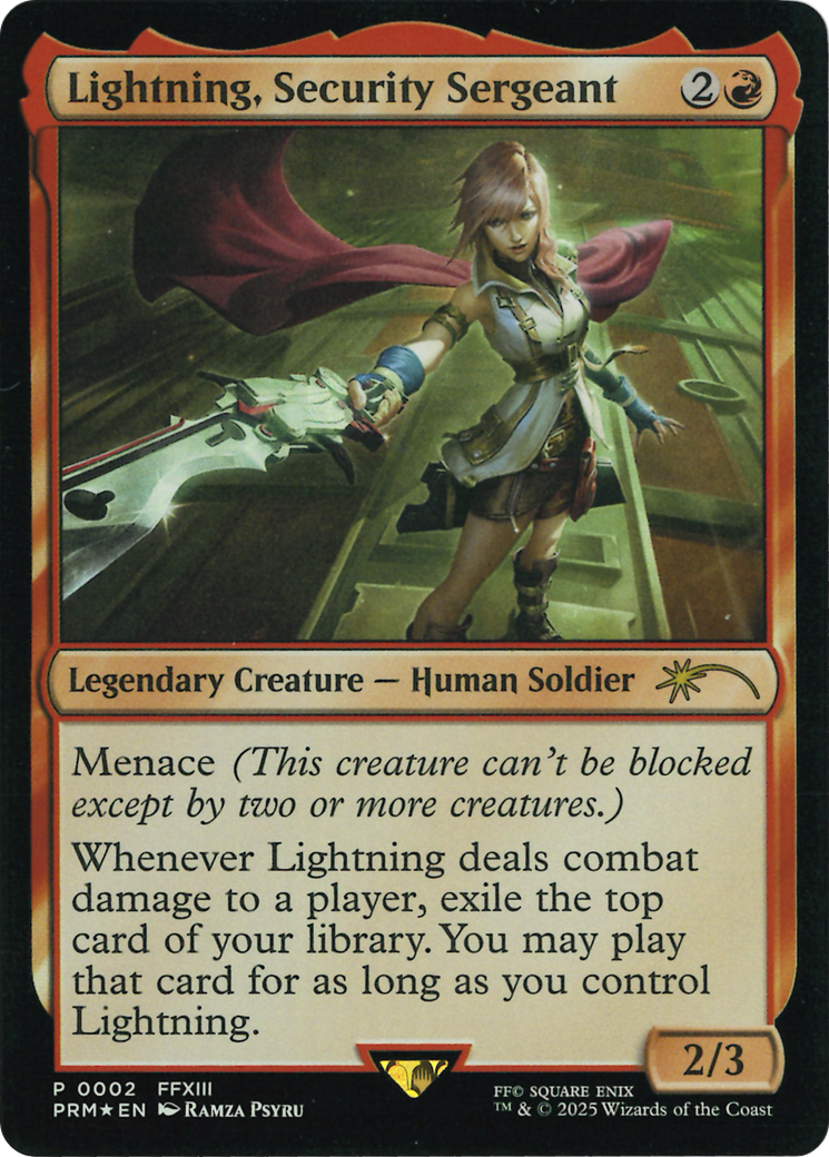 Lightning, Security Sergeant (Costco Bundle) [FINAL FANTASY Promos] | Gear Gaming Fayetteville