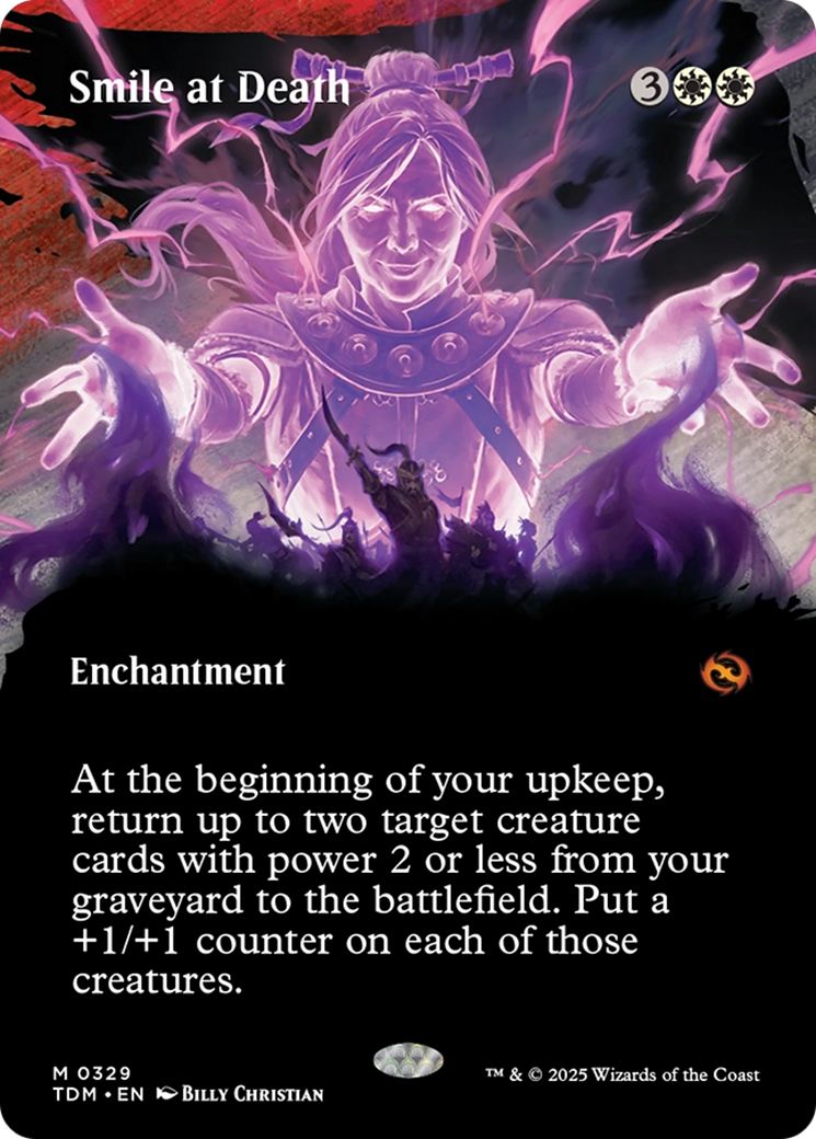 Smile at Death (Borderless) [Tarkir: Dragonstorm] | Gear Gaming Fayetteville