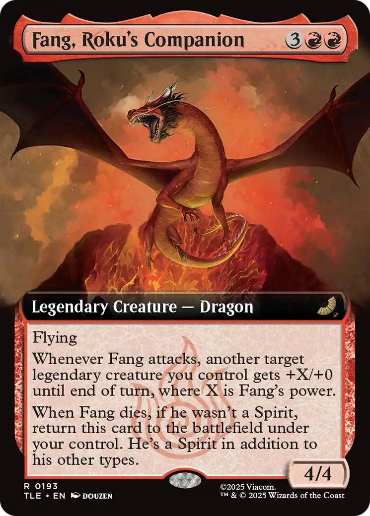 Fang, Roku's Companion (Extended Art) [Avatar: The Last Airbender: Eternal-Legal] | Gear Gaming Fayetteville