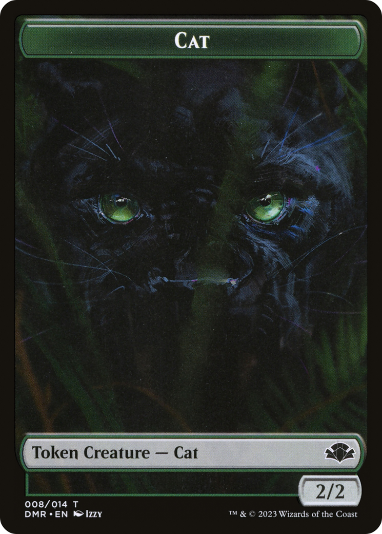 Cat Token (008) [Dominaria Remastered Tokens] | Gear Gaming Fayetteville