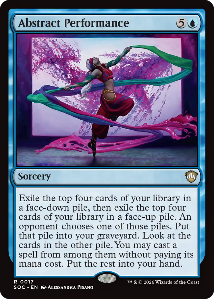 Abstract Performance [Secrets of Strixhaven Commander] | Gear Gaming Fayetteville