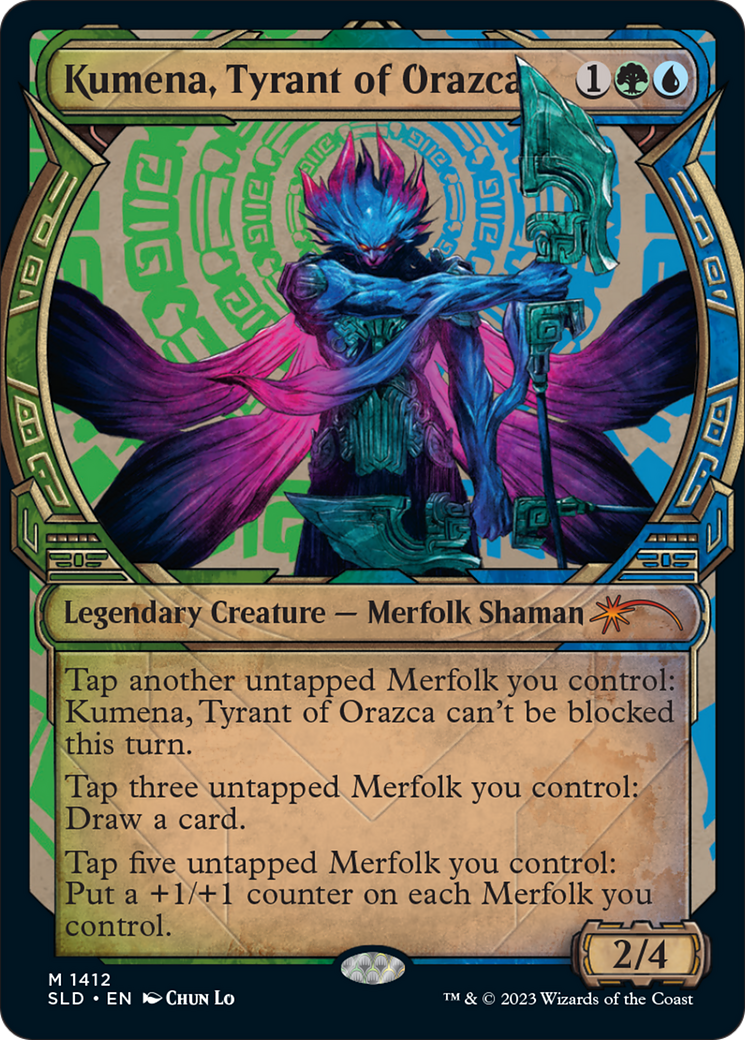 Kumena, Tyrant of Orazca (Rainbow Foil) [Secret Lair Drop Series] | Gear Gaming Fayetteville