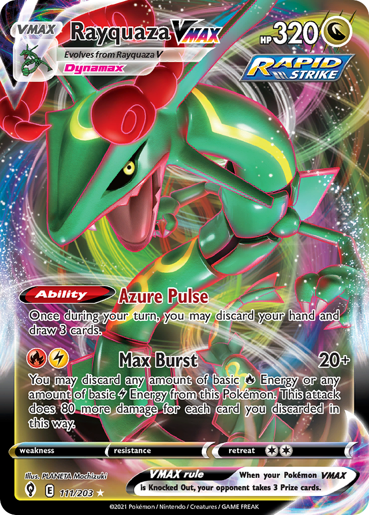 Rayquaza VMAX (111/203) (Jumbo Card) [Sword & Shield: Evolving Skies] | Gear Gaming Fayetteville