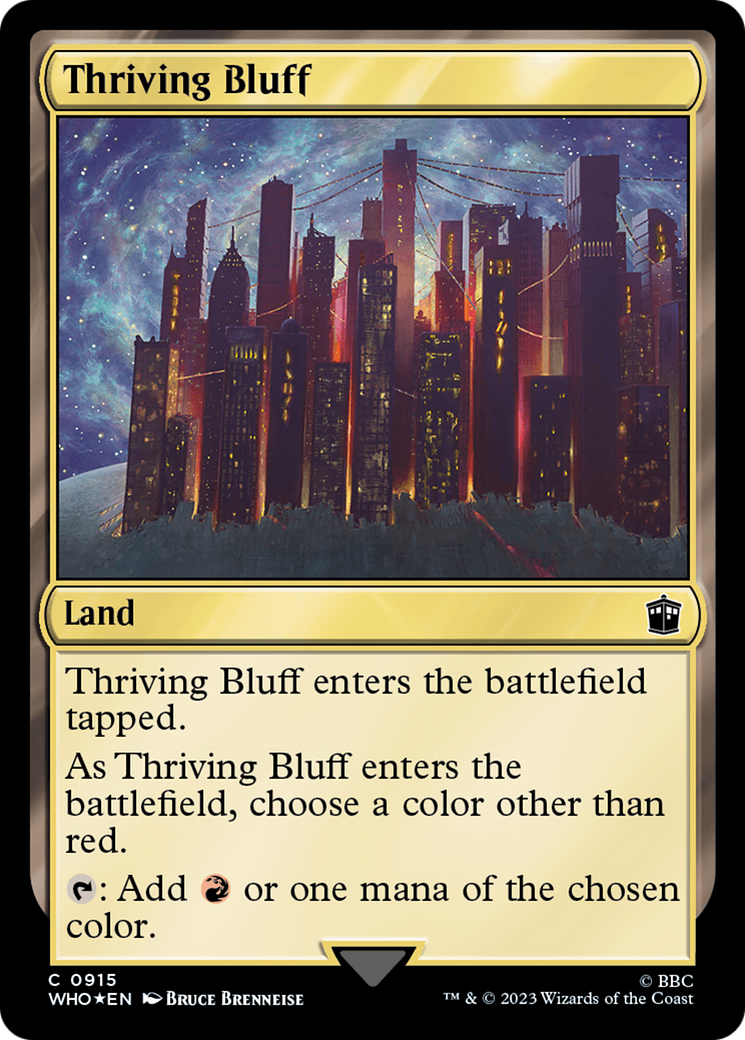 Thriving Bluff (Surge Foil) [Doctor Who] | Gear Gaming Fayetteville