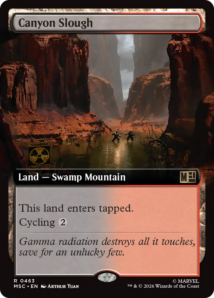 Canyon Slough (Extended Art) [Marvel Super Heroes Commander] | Gear Gaming Fayetteville
