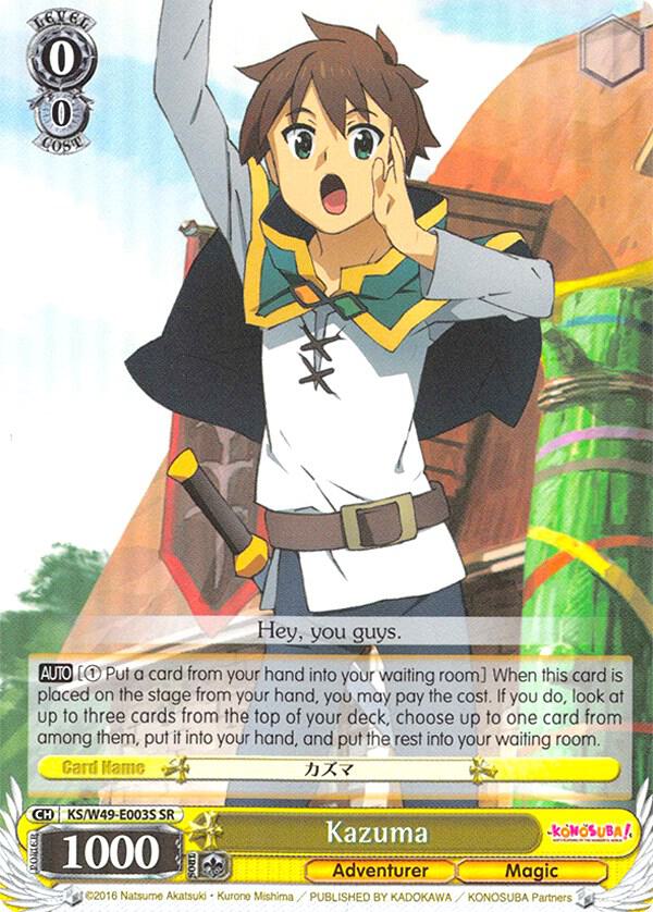 Kazuma (SR) - [KonoSuba] | Gear Gaming Fayetteville