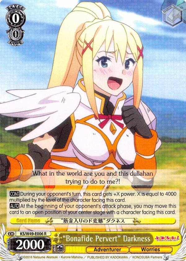 "Bonafide Pervert" Darkness - [KonoSuba] | Gear Gaming Fayetteville