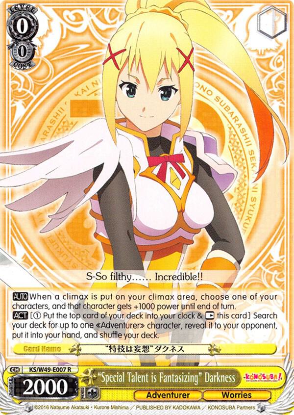 "Special Talent is Fantasizing" Darkness - [KonoSuba] | Gear Gaming Fayetteville