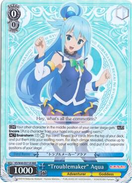 "Troublemaker" Aqua (RRR) - [KonoSuba] | Gear Gaming Fayetteville