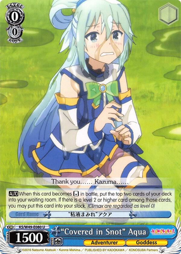 "Covered in Snot" Aqua - [KonoSuba] | Gear Gaming Fayetteville