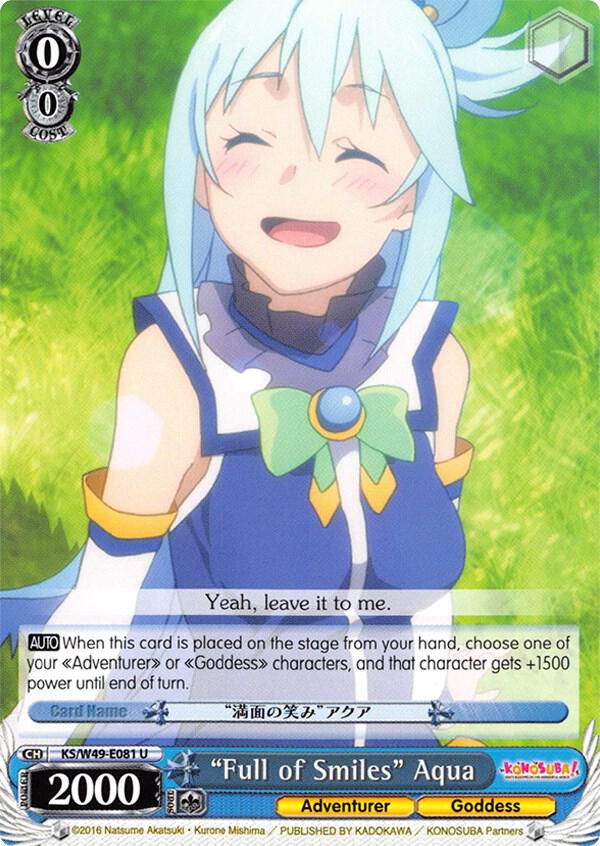 "Full of Smiles" Aqua - [KonoSuba] | Gear Gaming Fayetteville