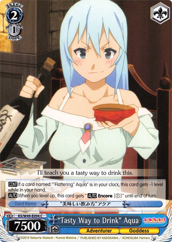 "Tasty Way to Drink" Aqua - [KonoSuba] | Gear Gaming Fayetteville
