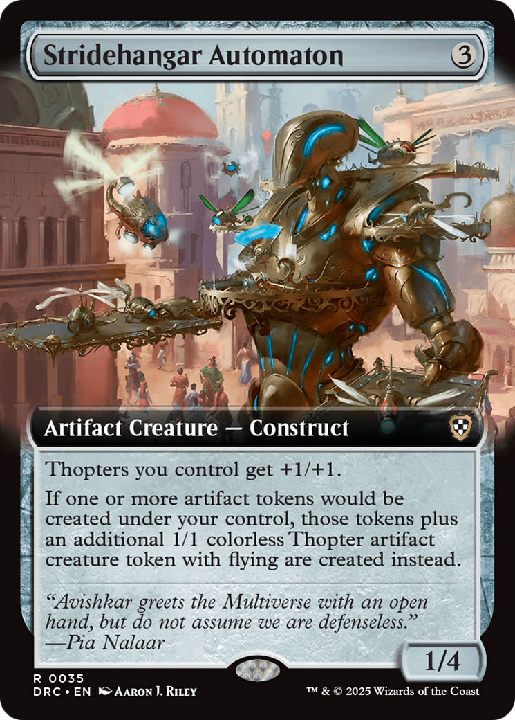 Stridehangar Automaton (Extended Art) [Aetherdrift Commander] | Gear Gaming Fayetteville