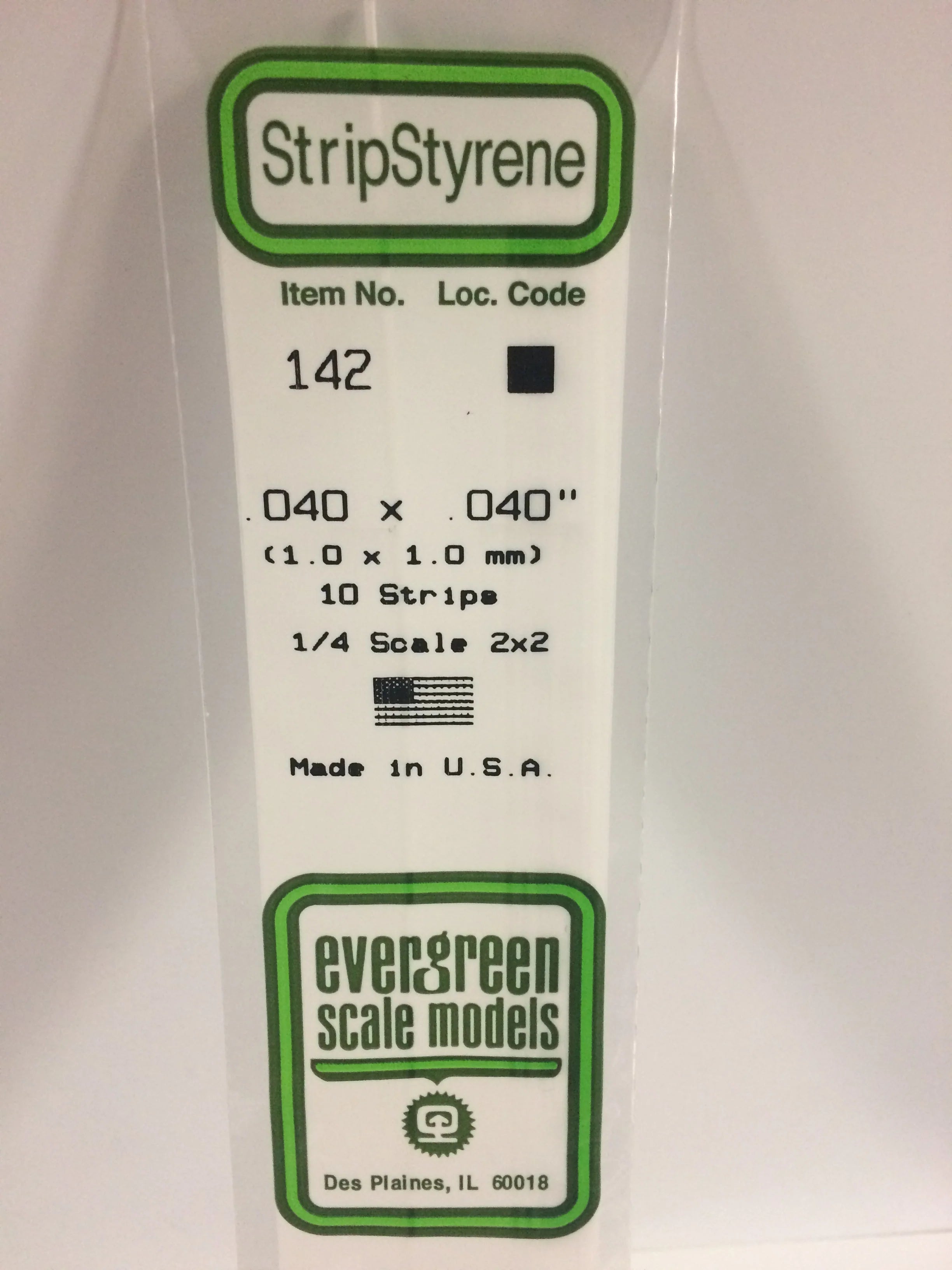 142 - .040" X .040" OPAQUE WHITE POLYSTYRENE STRIP | Gear Gaming Fayetteville
