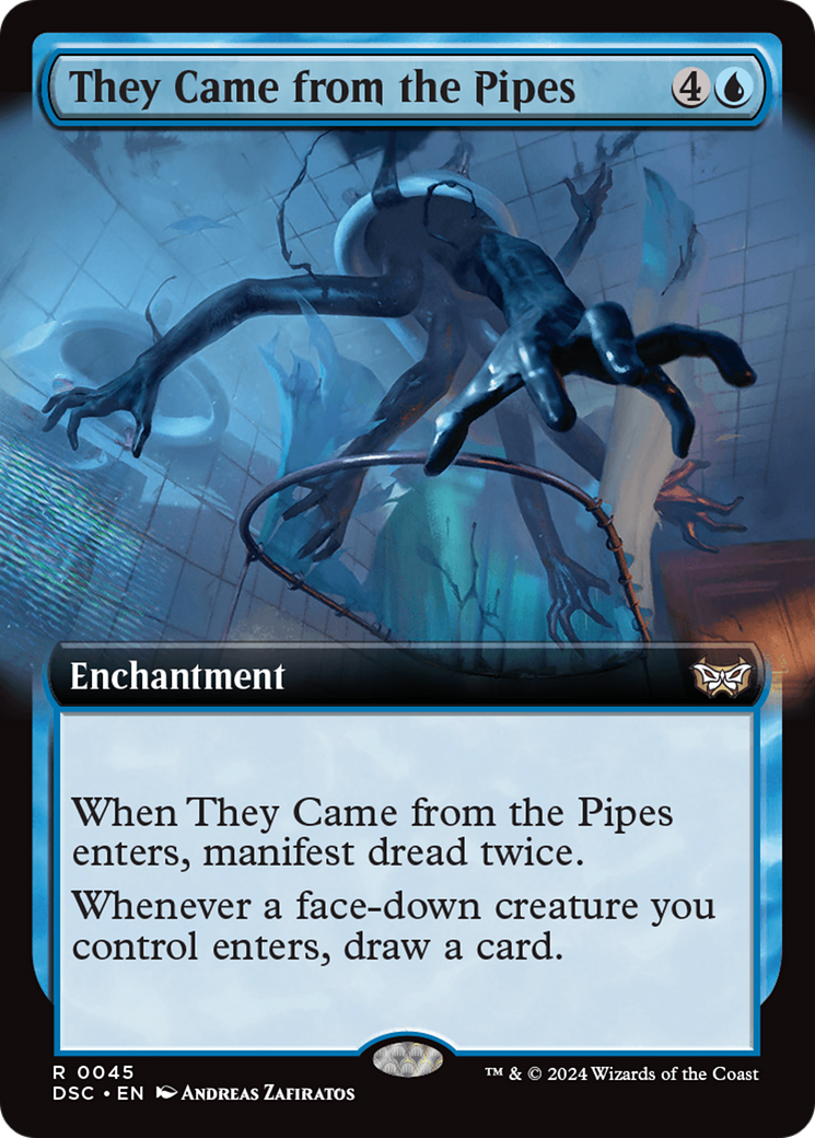 They Came from the Pipes (Extended Art) [Duskmourn: House of Horror Commander] | Gear Gaming Fayetteville