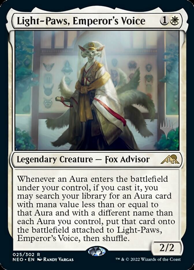 Light-Paws, Emperor's Voice (Promo Pack) [Kamigawa: Neon Dynasty Promos] | Gear Gaming Fayetteville