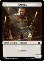 Vampire // Vampire Demon Double-Sided Token [The Lost Caverns of Ixalan Tokens] | Gear Gaming Fayetteville