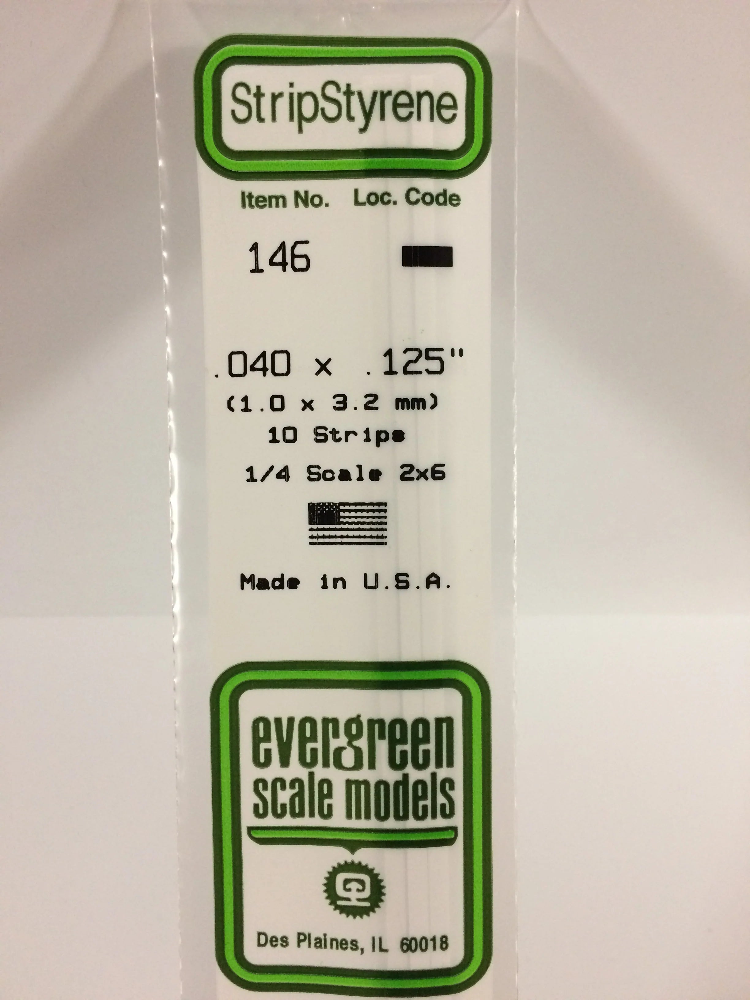 146 - .040" X .125" OPAQUE WHITE POLYSTYRENE STRIP | Gear Gaming Fayetteville