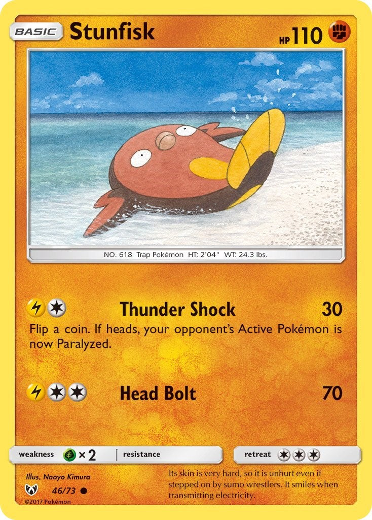 Stunfisk (46/73) [Sun & Moon: Shining Legends] | Gear Gaming Fayetteville