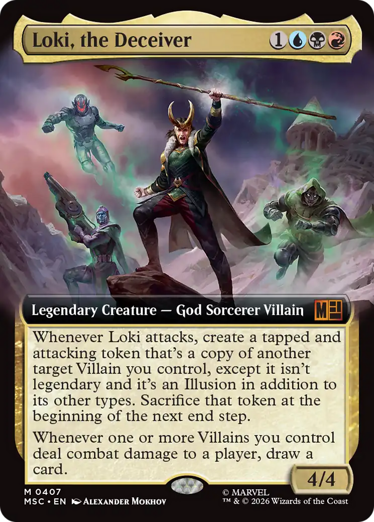 Loki, the Deceiver (Extended Art) [Marvel Super Heroes Commander] | Gear Gaming Fayetteville