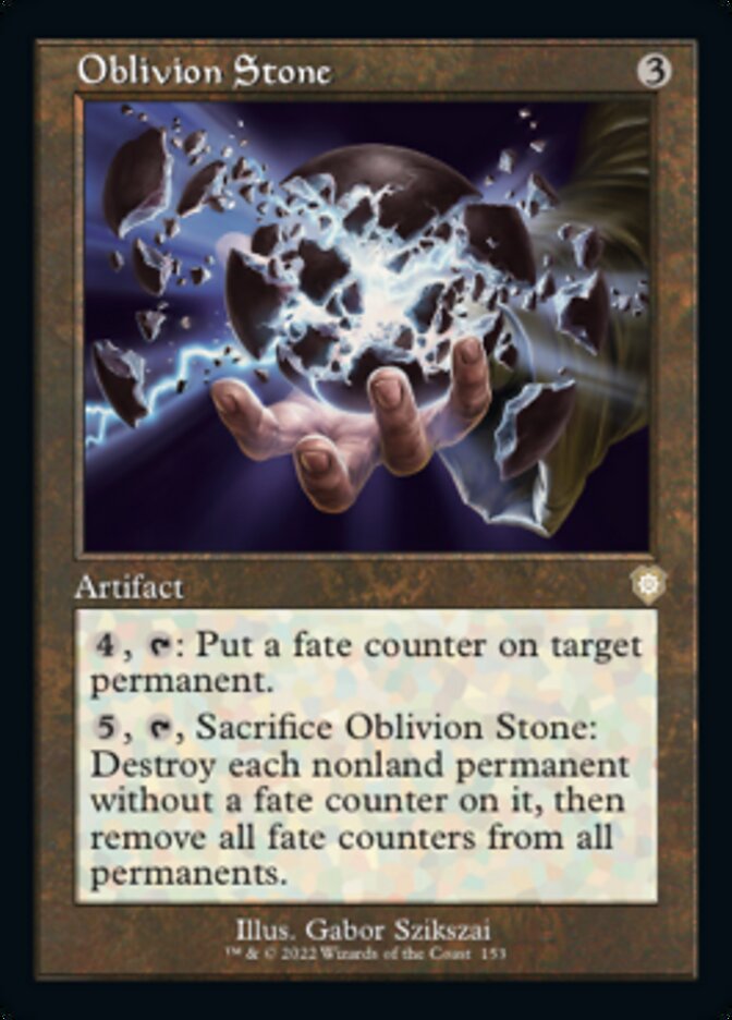 Oblivion Stone (Retro) [The Brothers' War Commander] | Gear Gaming Fayetteville