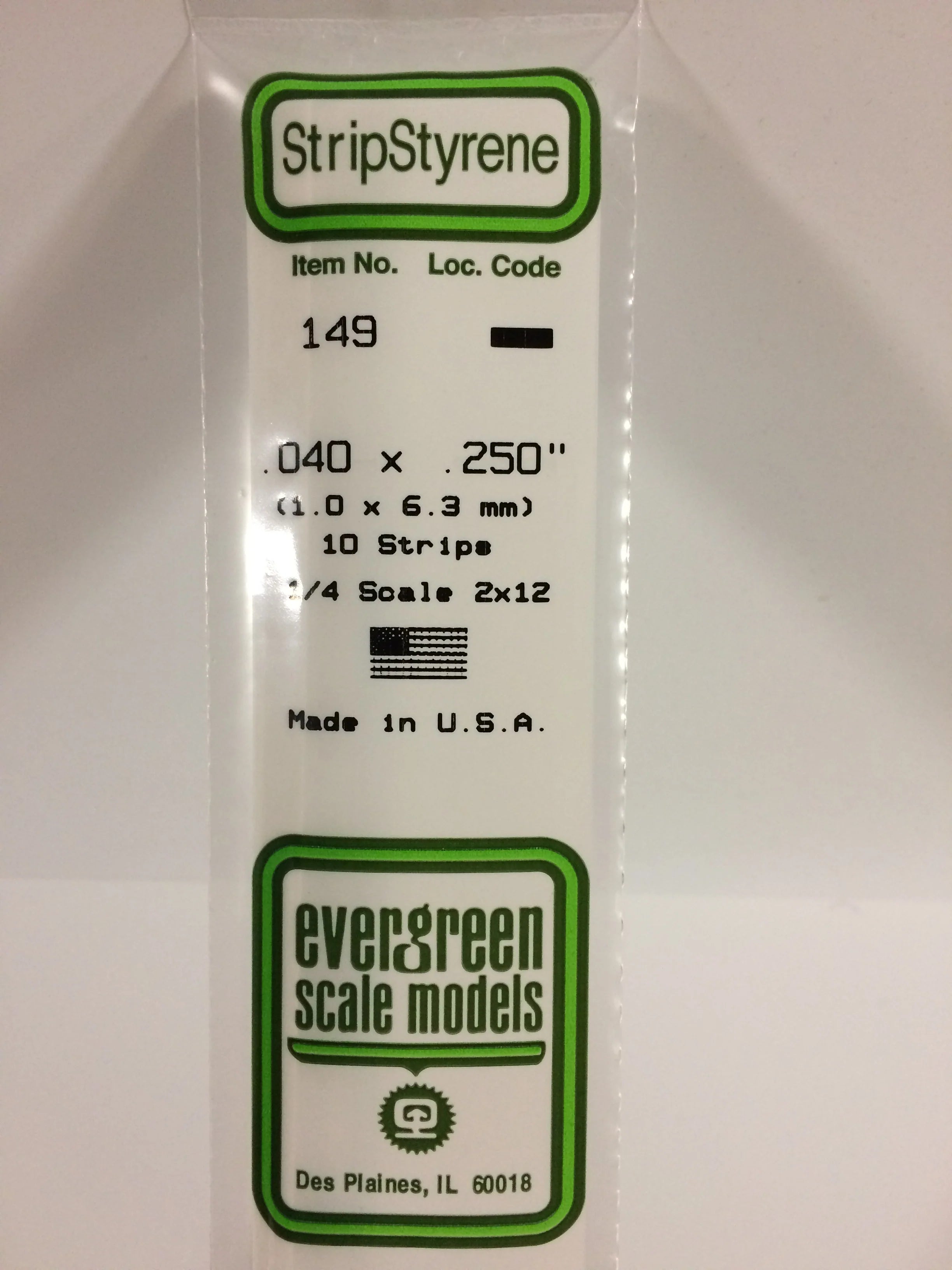 149 - .040" X .250" OPAQUE WHITE POLYSTYRENE STRIP | Gear Gaming Fayetteville