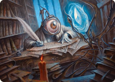 Unblinking Observer Art Card [Innistrad: Midnight Hunt Art Series] | Gear Gaming Fayetteville