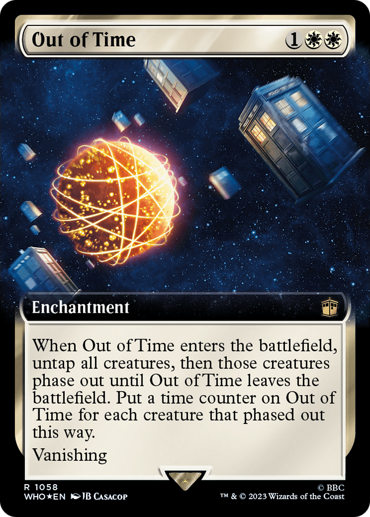 Out of Time (Extended Art) (Surge Foil) [Doctor Who] | Gear Gaming Fayetteville
