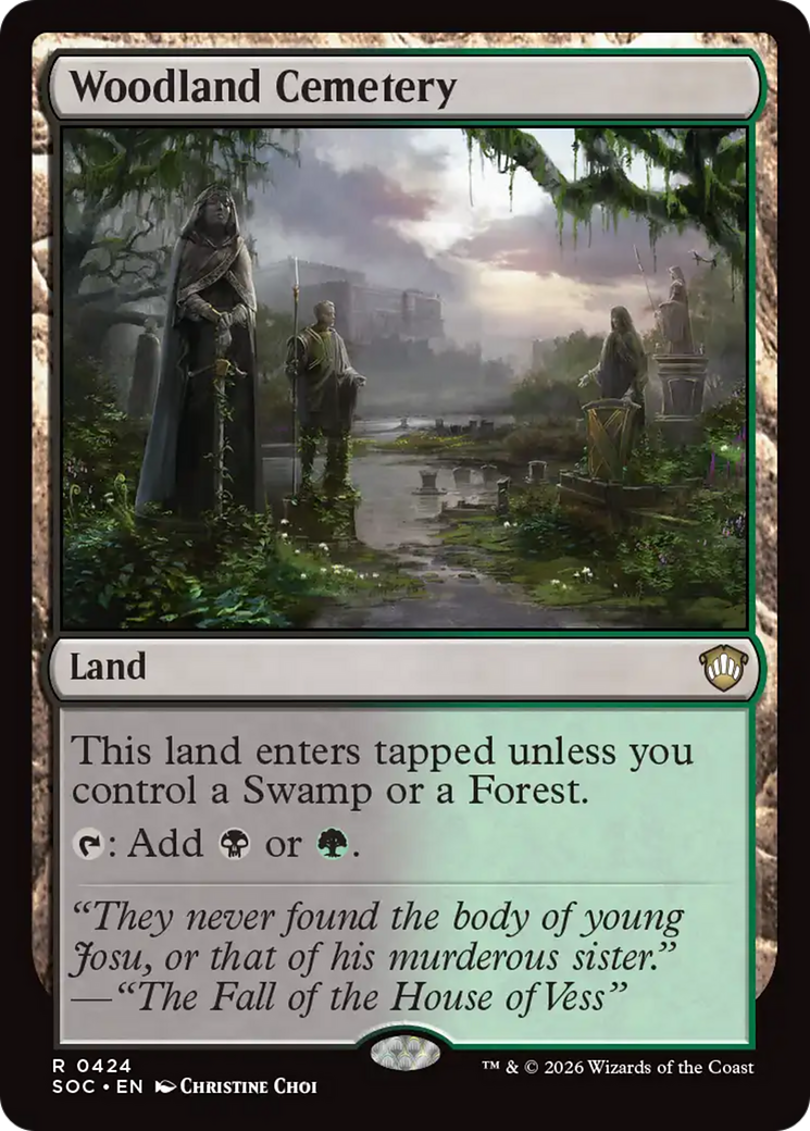 Woodland Cemetery [Secrets of Strixhaven Commander] | Gear Gaming Fayetteville